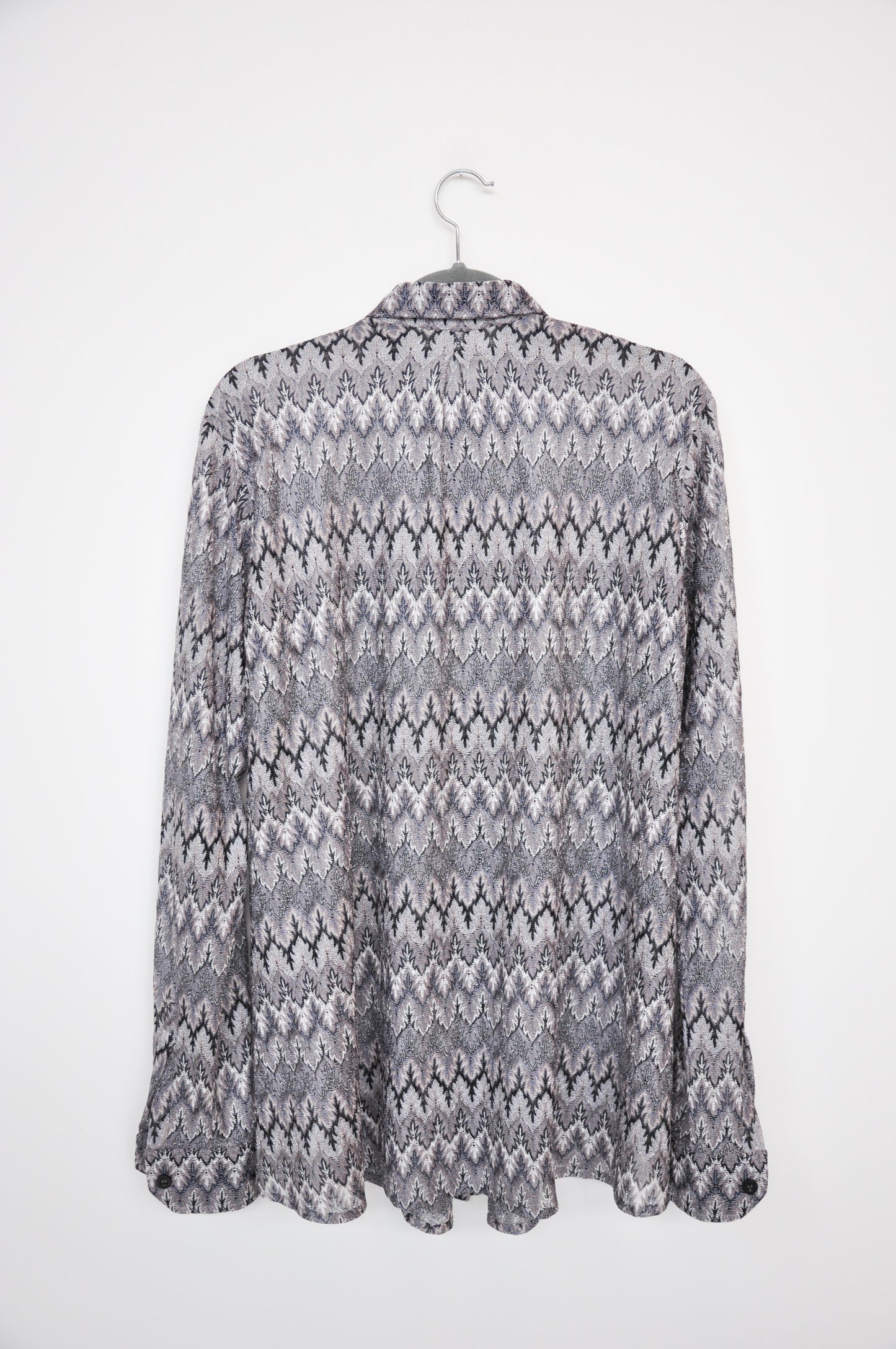 World Knit Shirt - multi grey