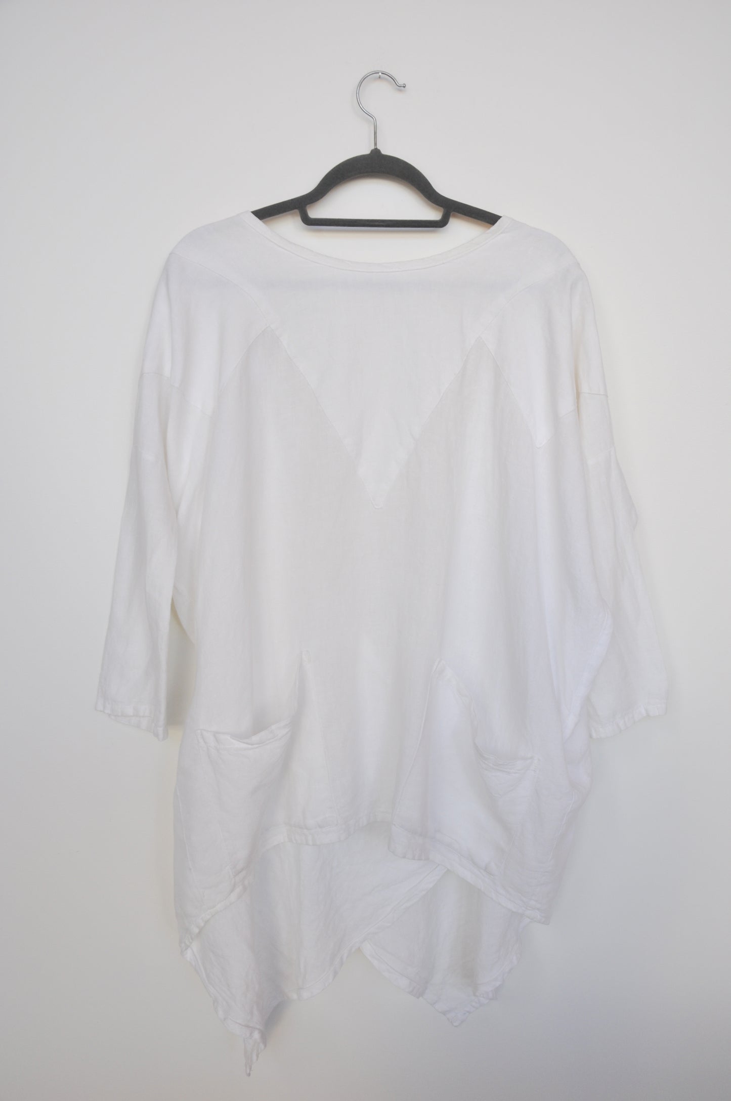 Otsu Wrap Shirt - white