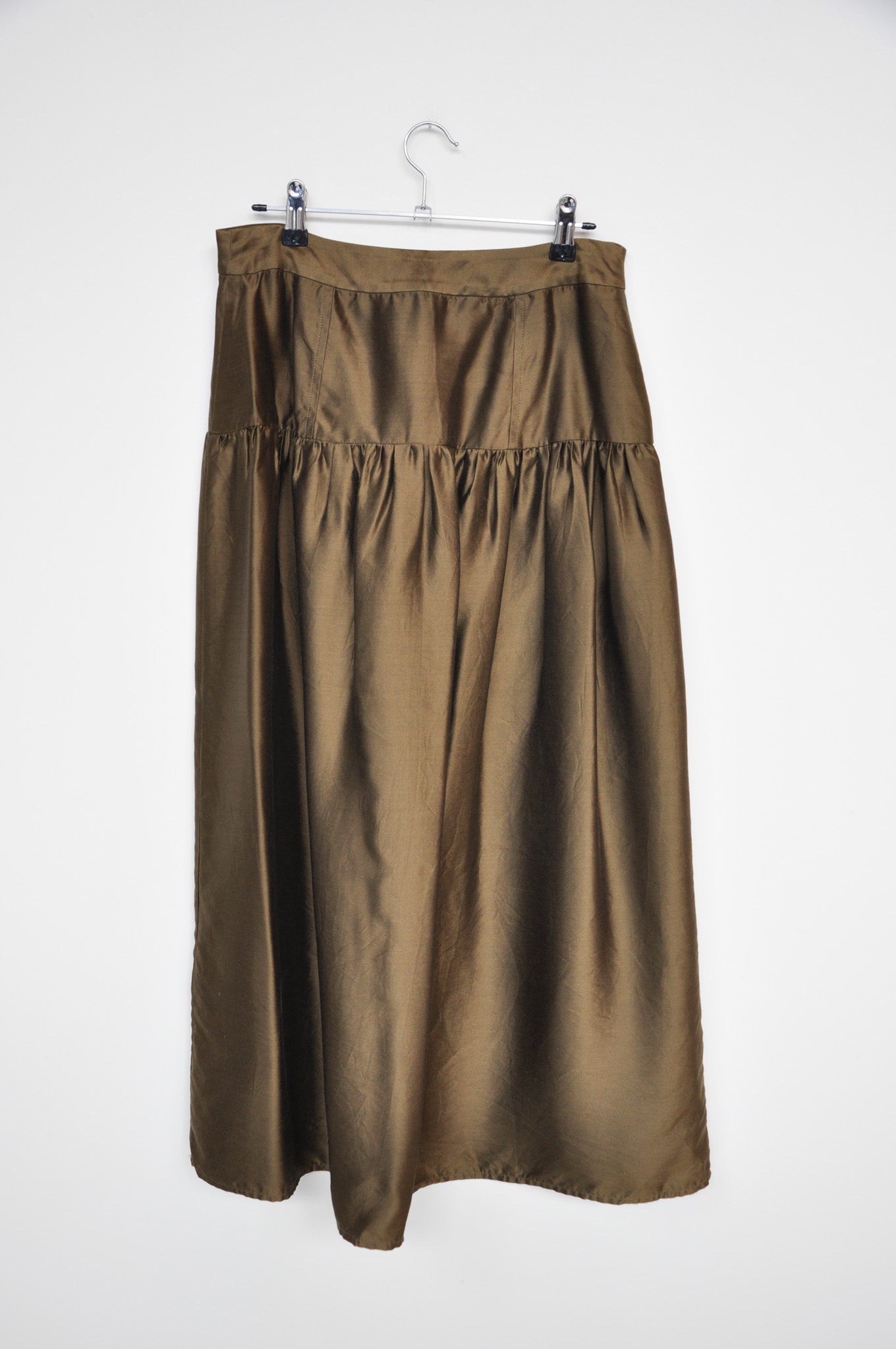 Ovna Ovich Button Front Skirt - Olive