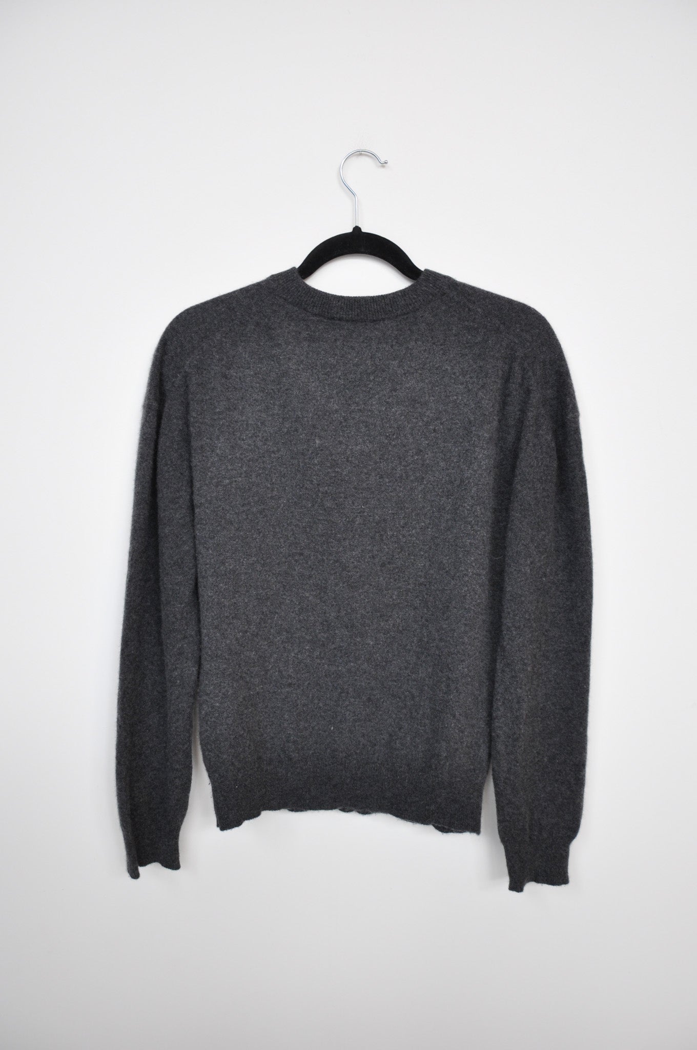 Belle Anna Cashmere Sweater - Charcoal