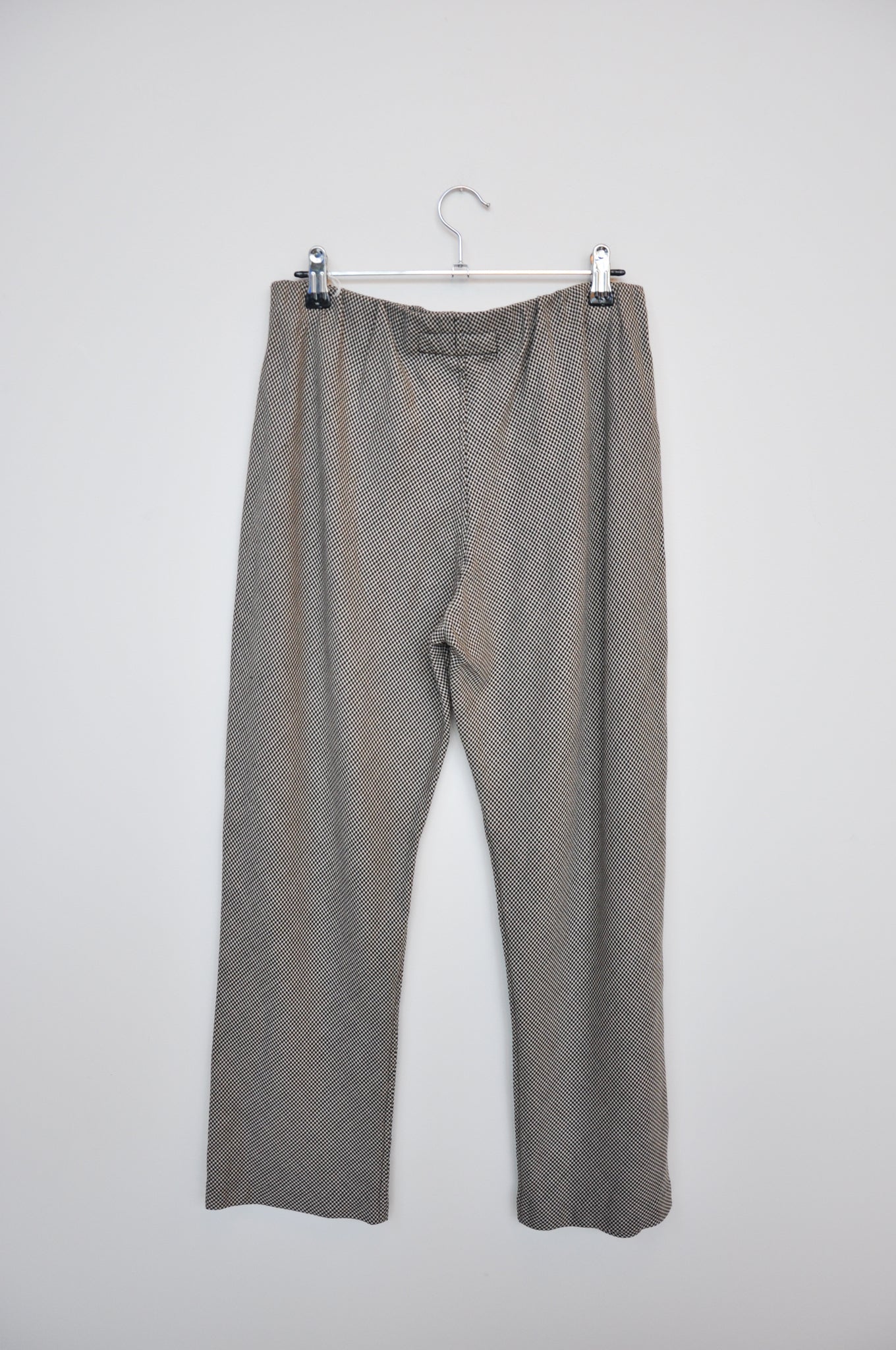 Nicola Screen Pants - Black/White Checker
