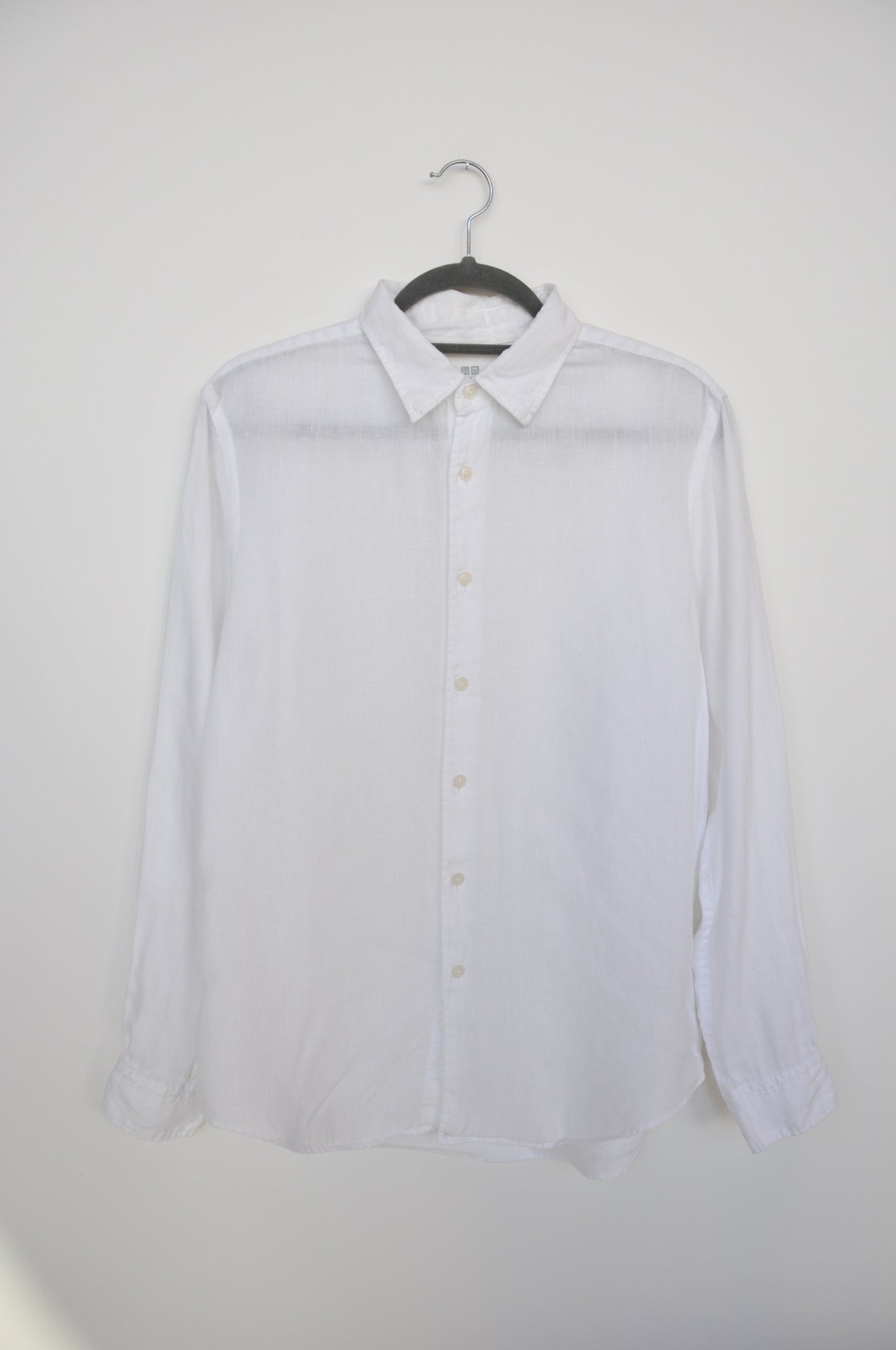 Uniqlo Linen Shirt - white
