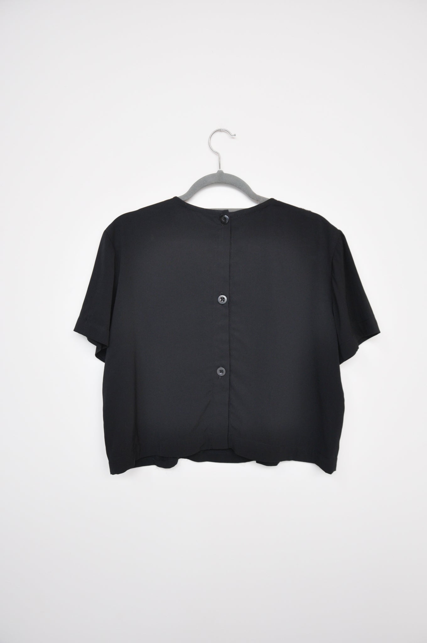 Masami Short Sleeve Top - black