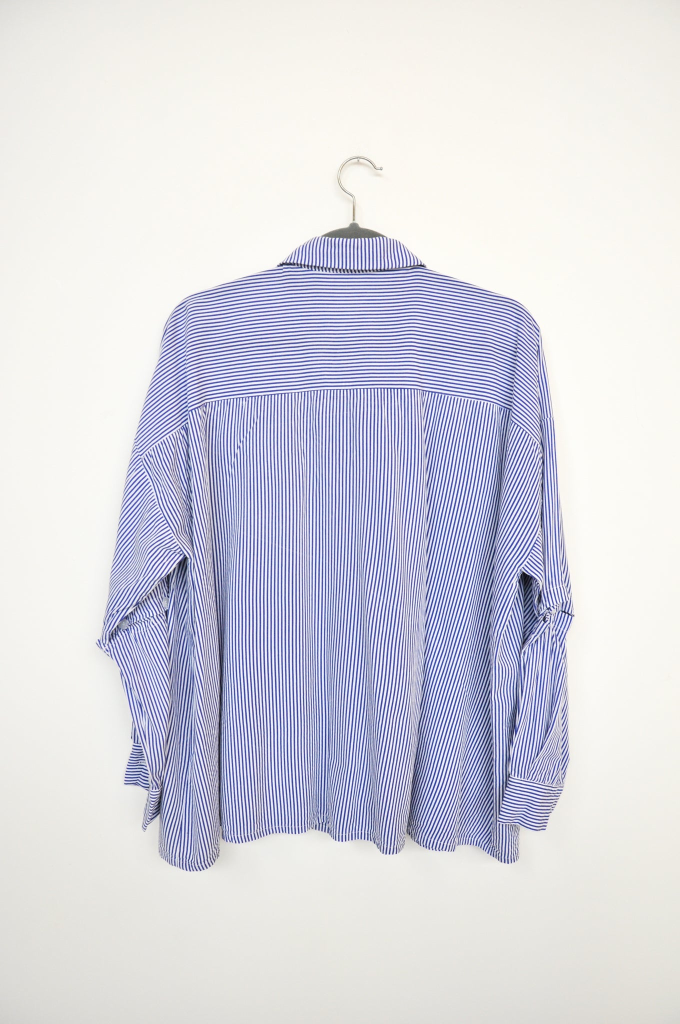 Commonplace Essentials Stripe Shirt - blue/white