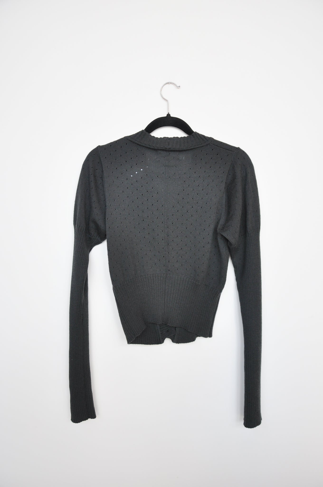 NOM*D Merino Cardigan - Charcoal