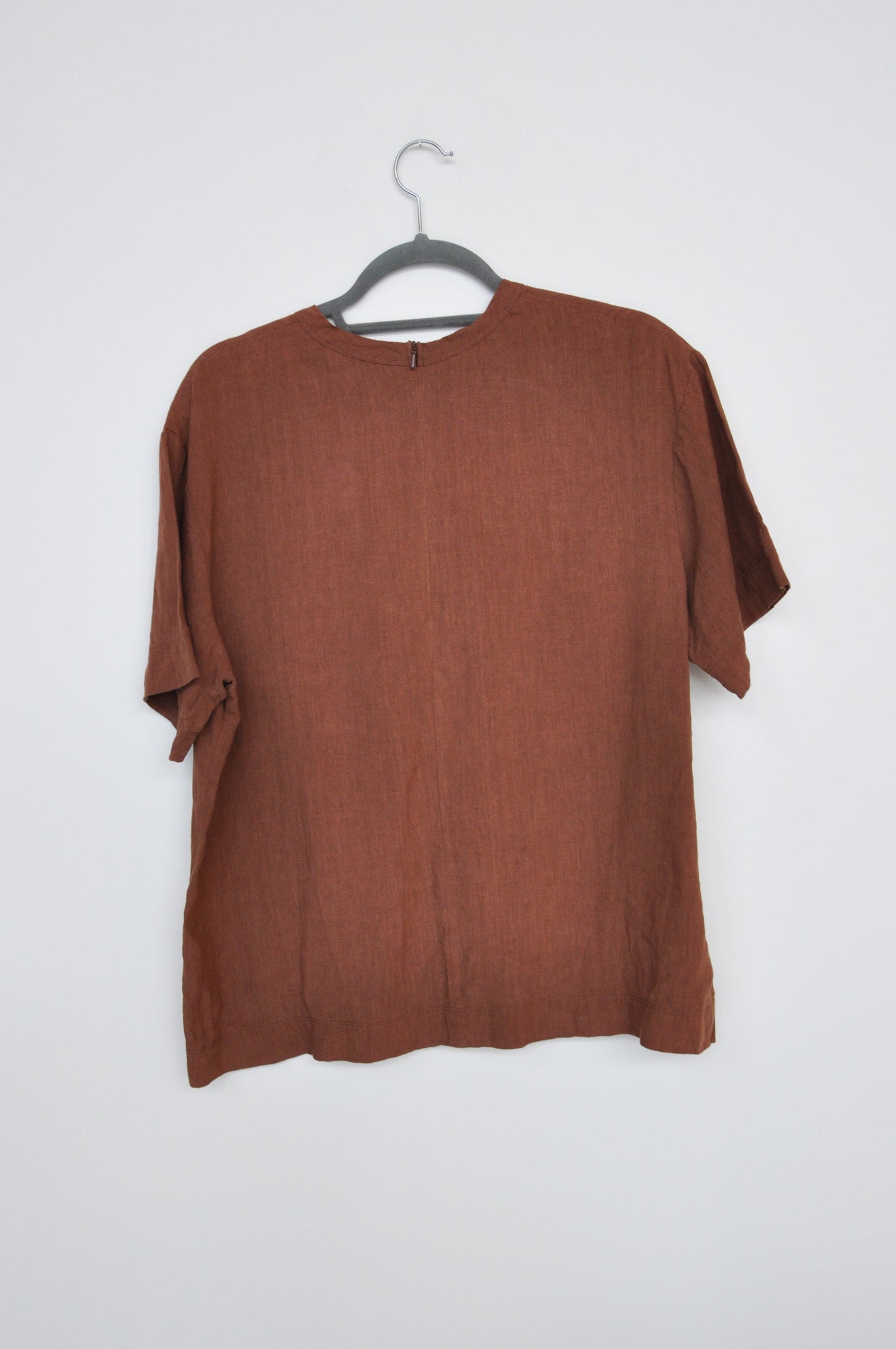 Juliette Hogan Linen Top - brown