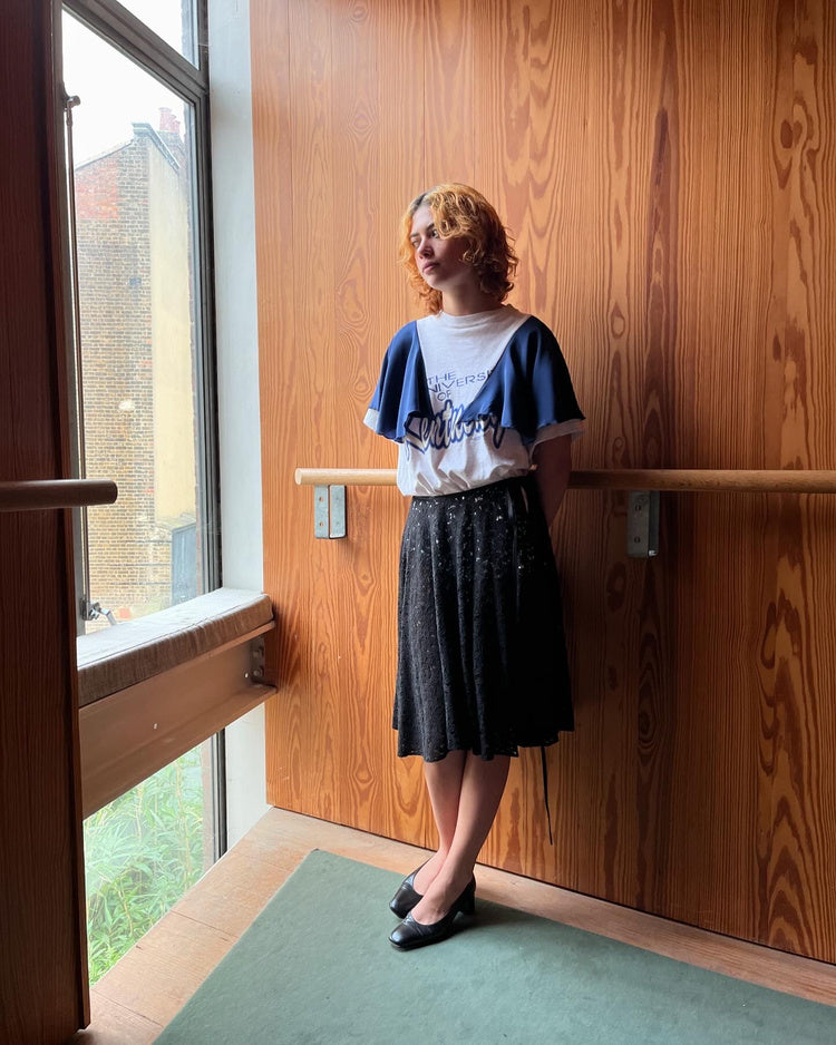 Odette Skirt in Black Lace