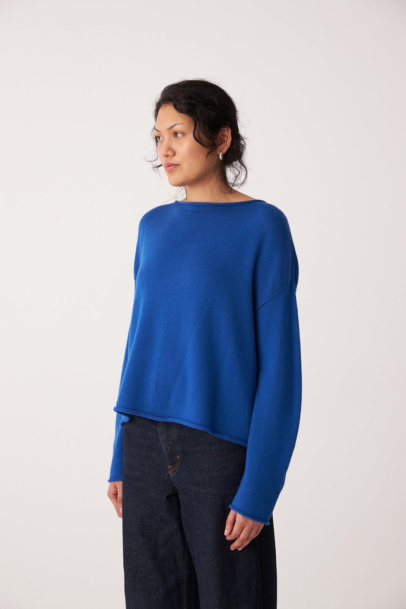 Doll's Reversible Cardigan in Azure