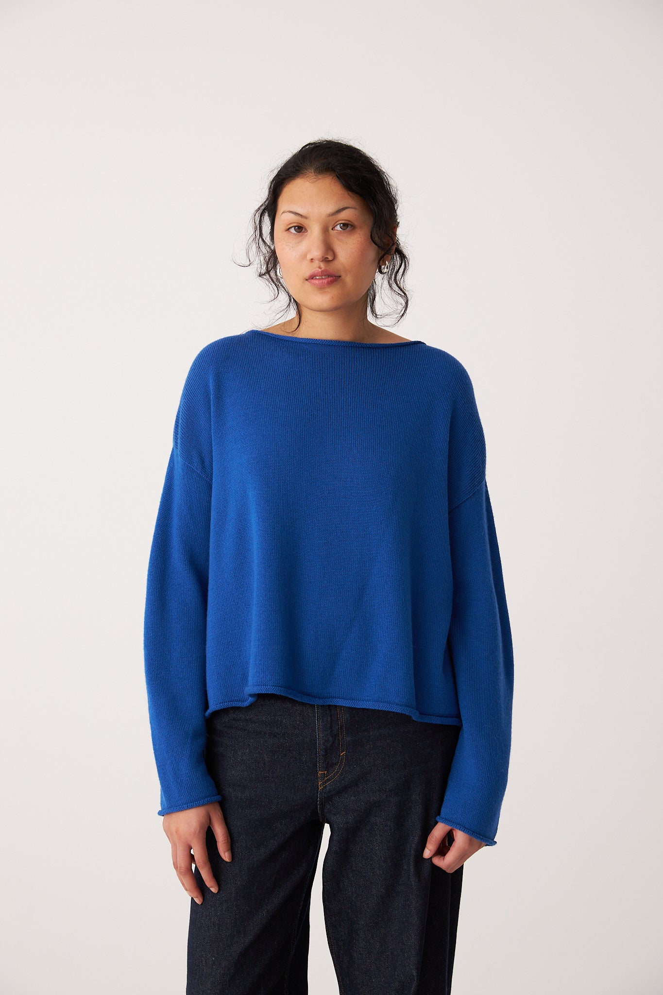 Doll's Reversible Cardigan in Azure