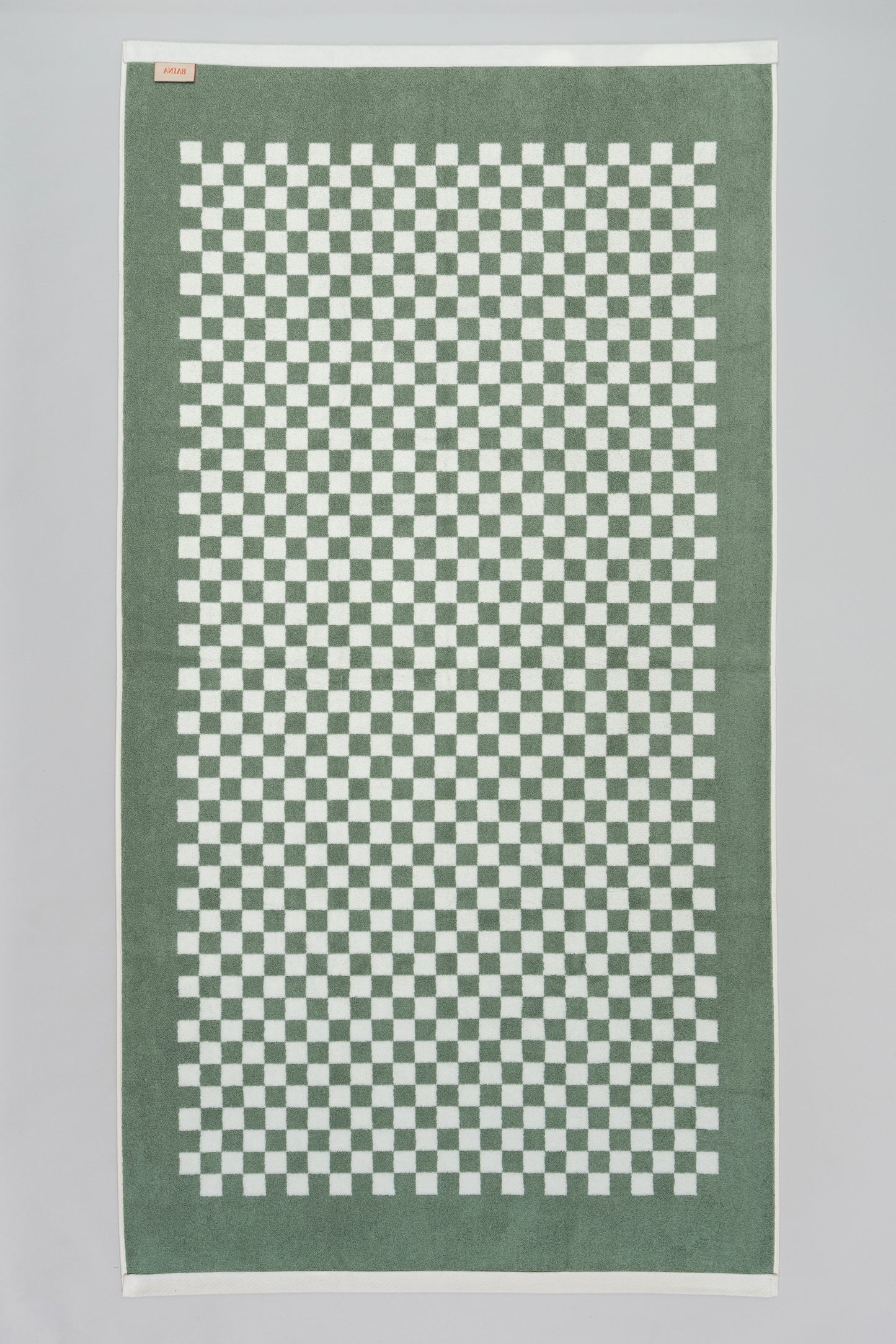 Roman Pool Towel in Sage & Chalk