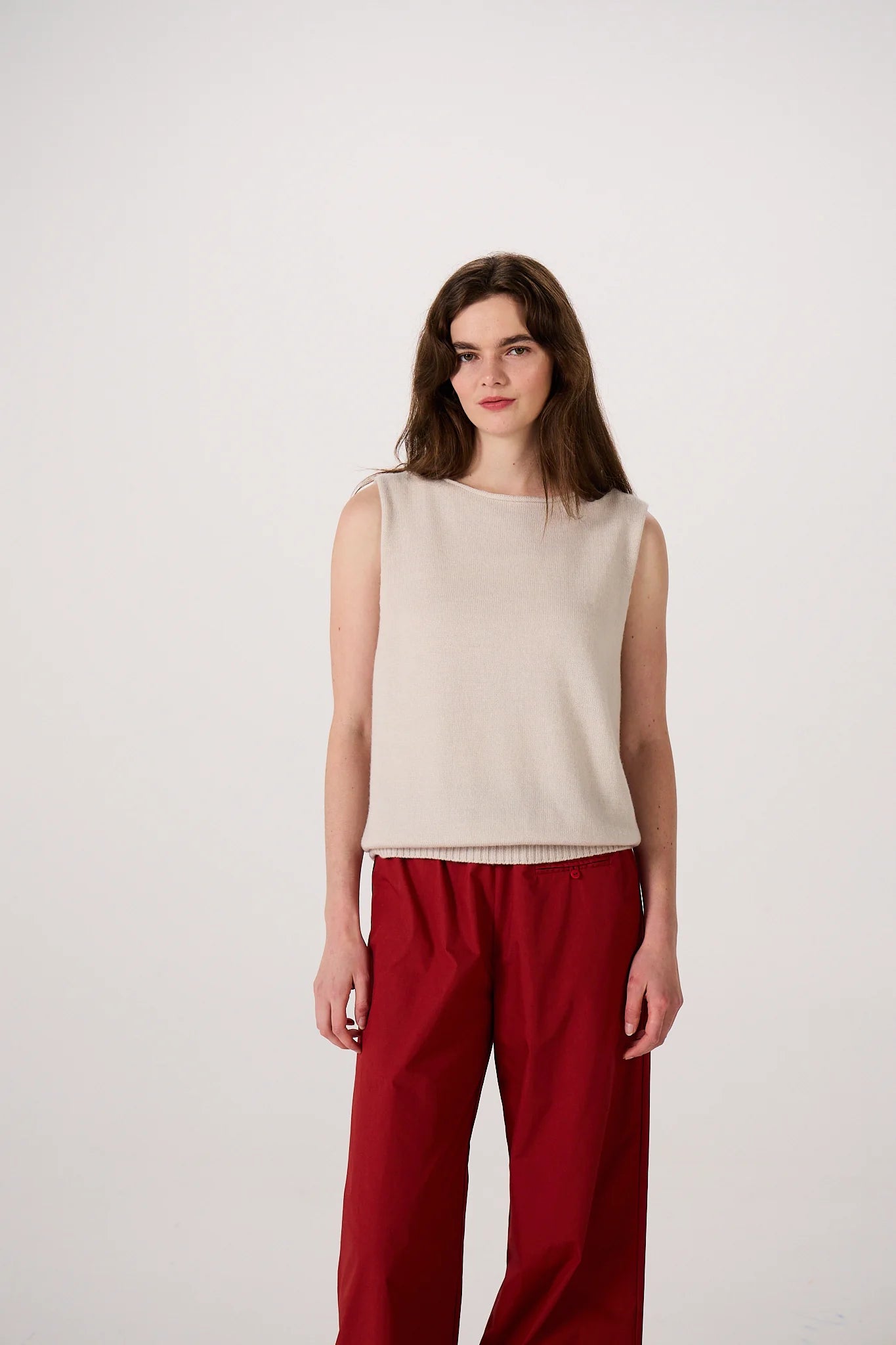 Star Vest in Ivory