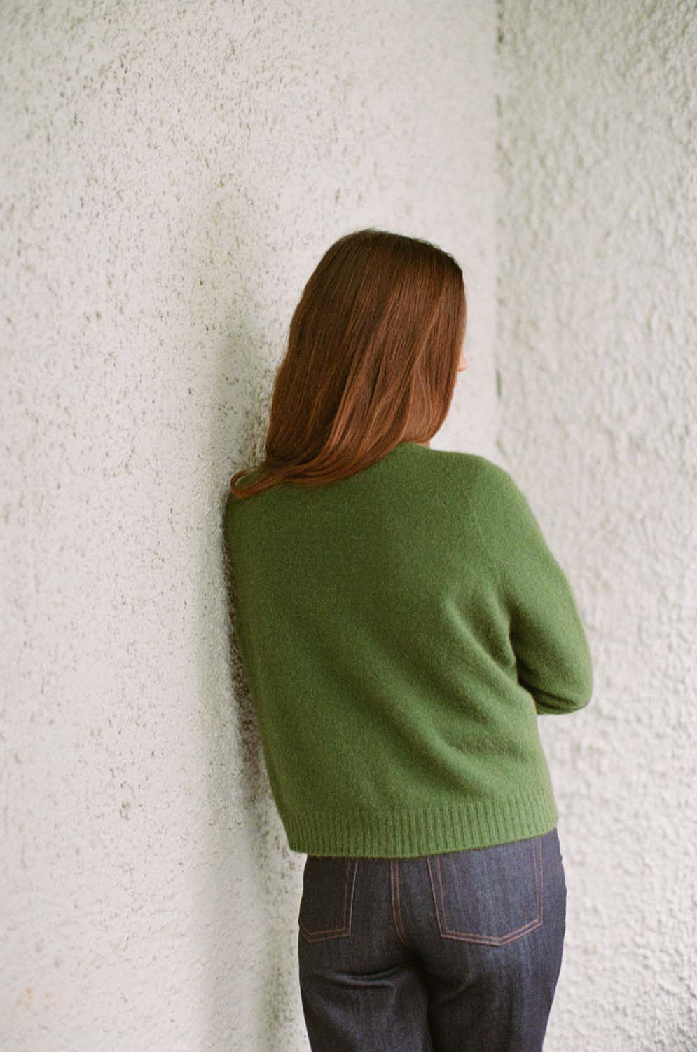 Dusk Cardigan in Herb Green