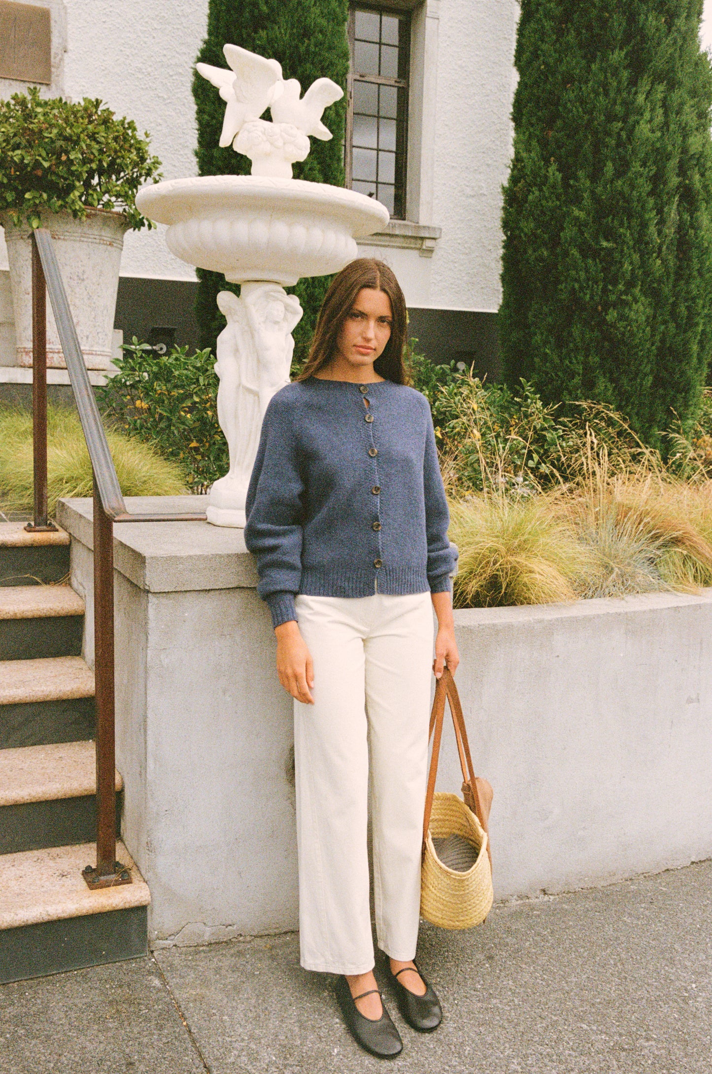 Loft Cardigan in Fiord Blue