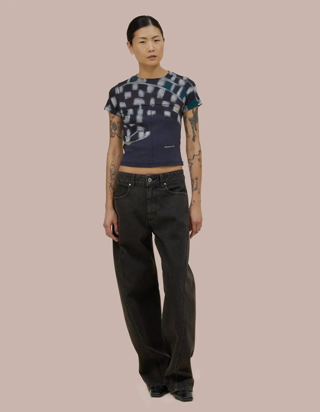Lapped Baby Tee in Porcupine