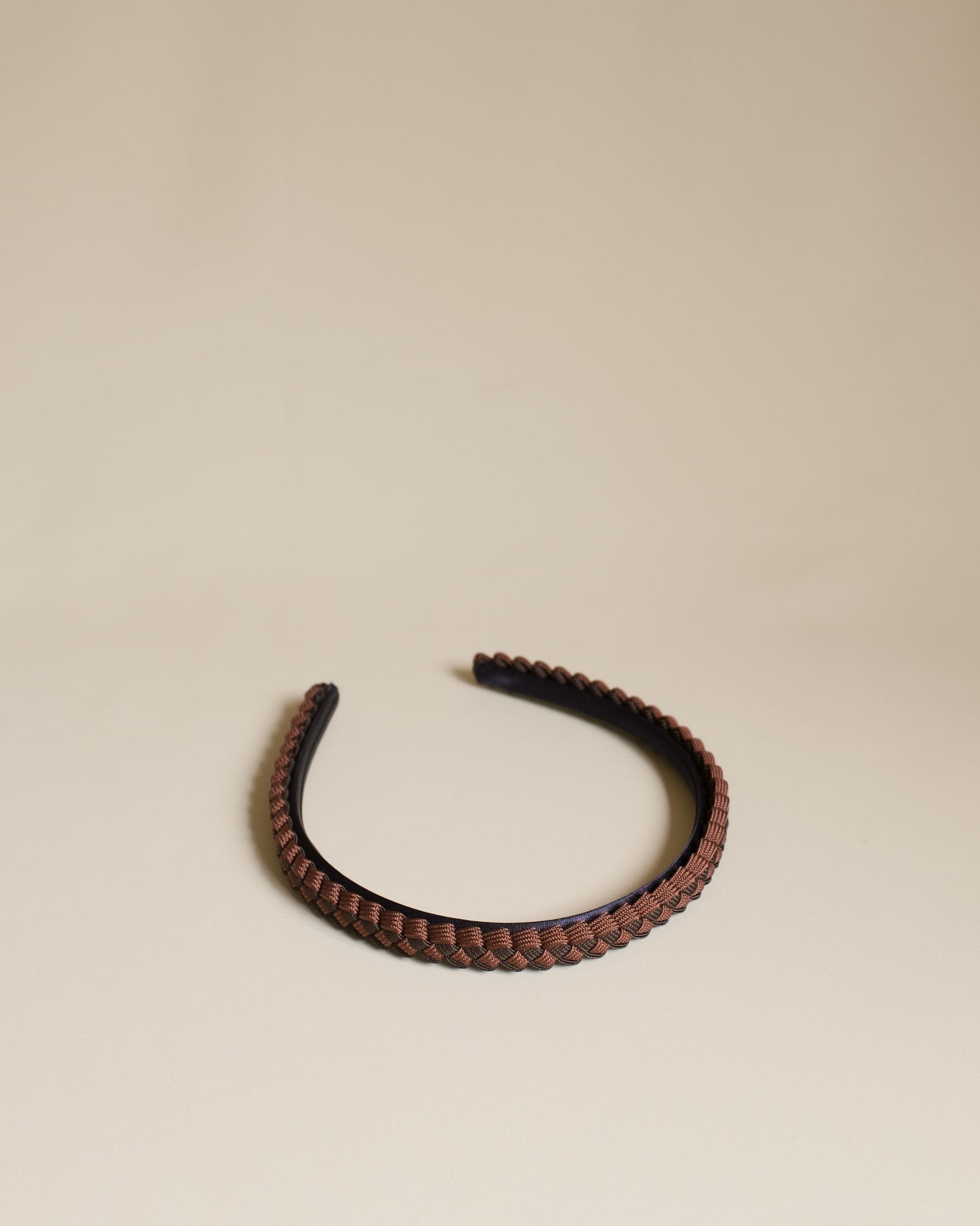 Braided Headband in Nutmeg/Bean