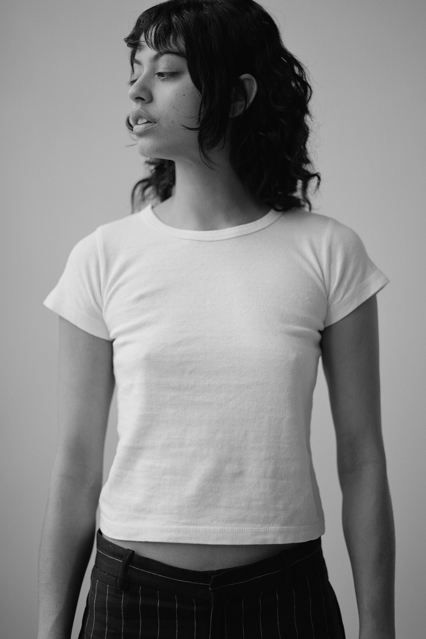 Mini Tee in Off White