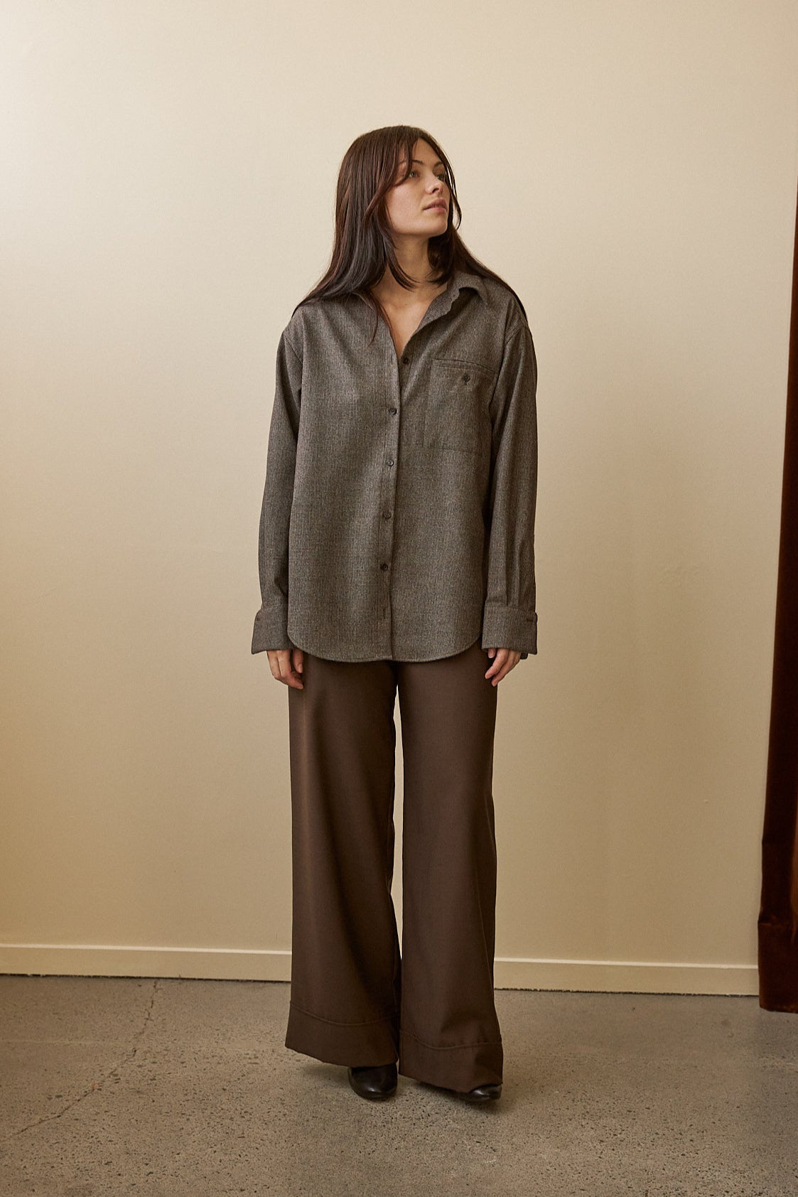 Saudade Trouser in Chocolate