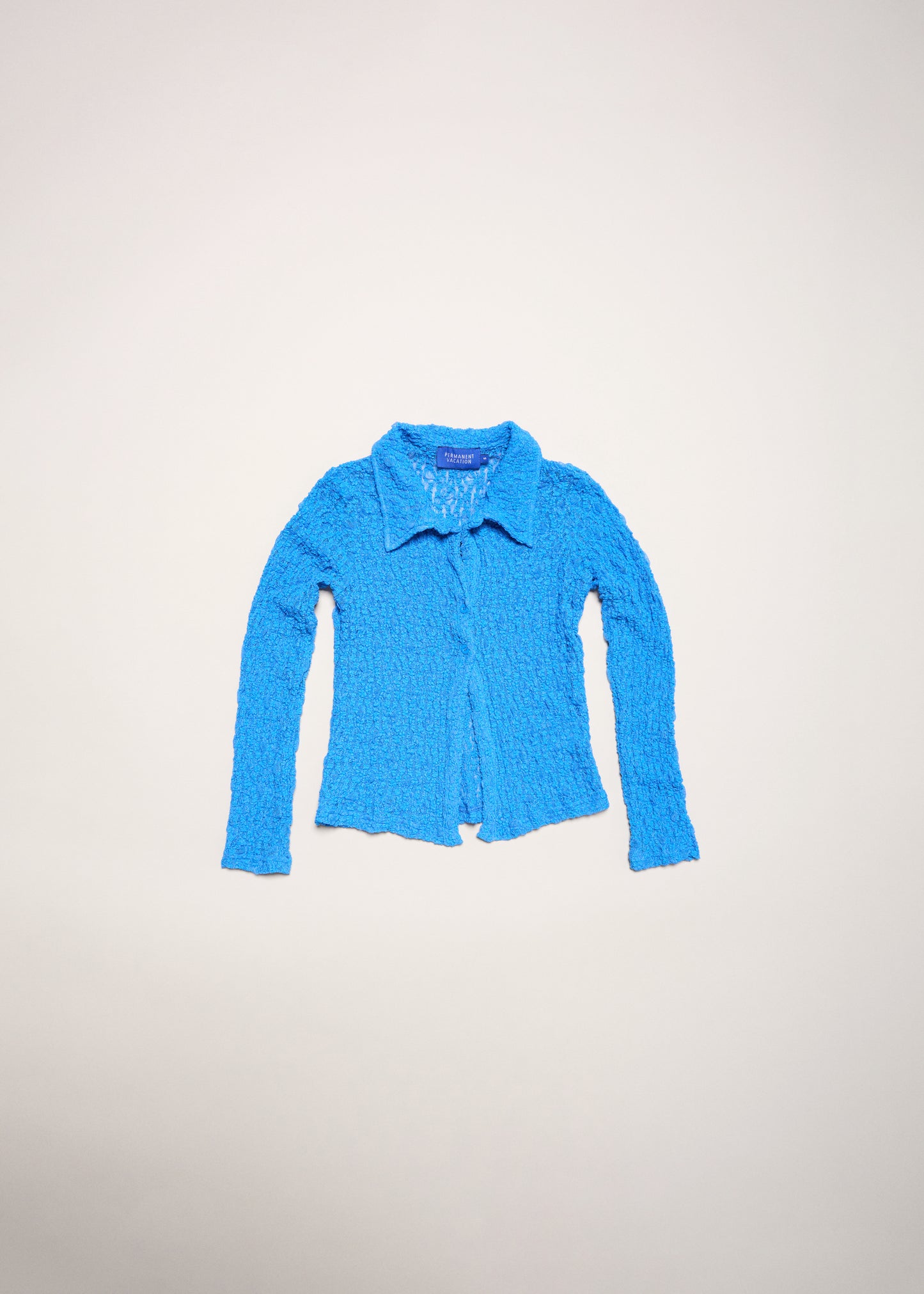 Impression Lace Cardigan in Deep Cyan