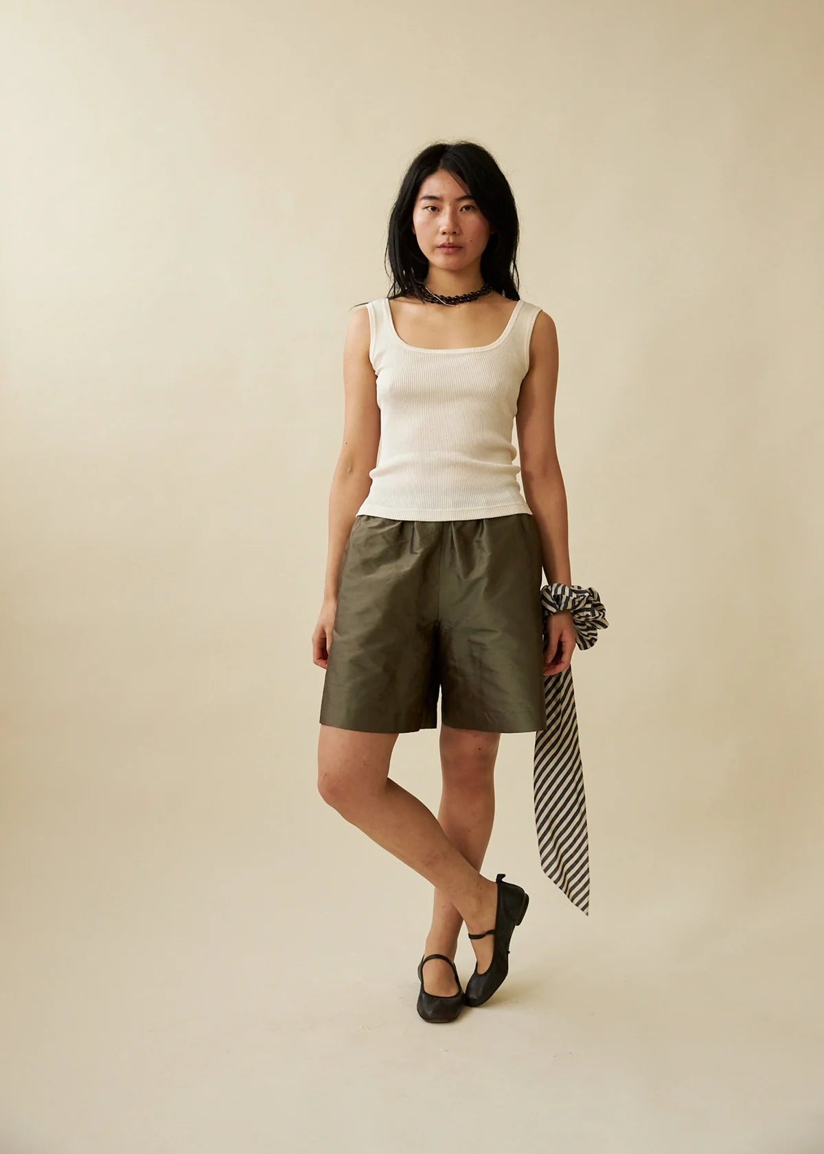 Paz Singlet in Cream