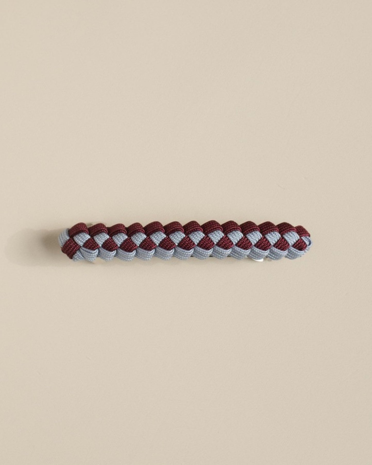 Barrette in Periwinkle/Sienna