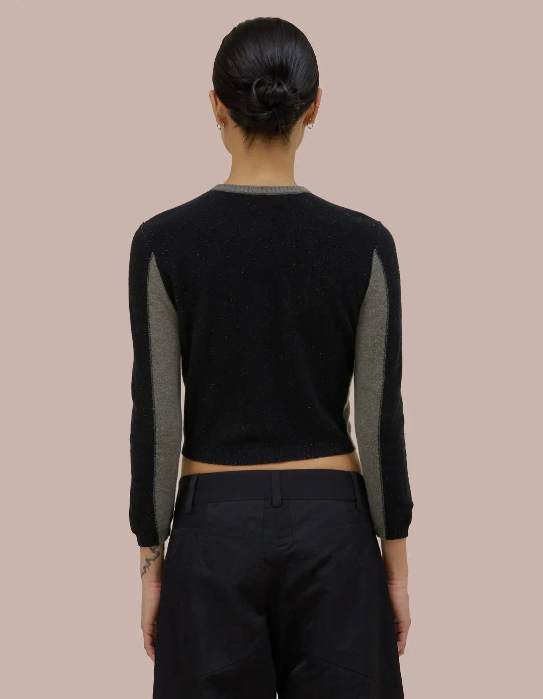 Racer Cardigan in Raven