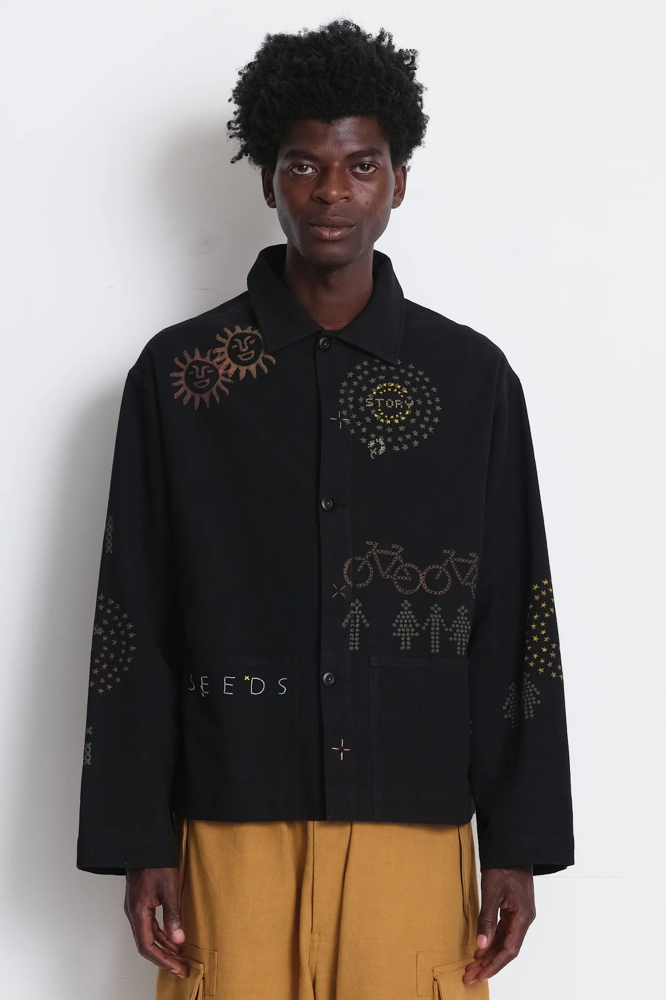 Short On Time Jacket in Black Solar Trip