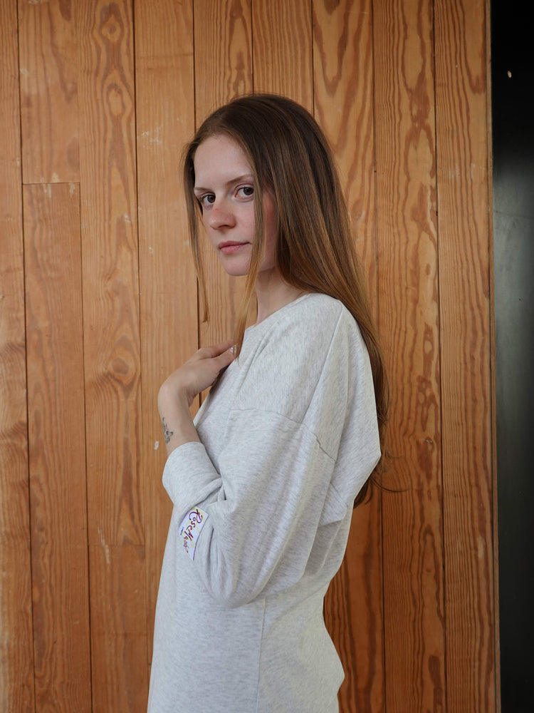 Venus Dress in Grey Marl