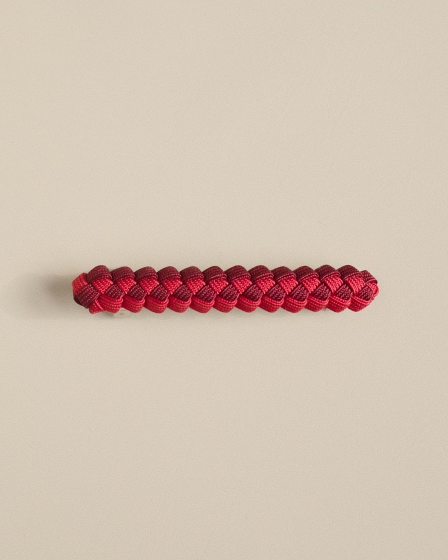 Barrette in Scarlet/Raspberry