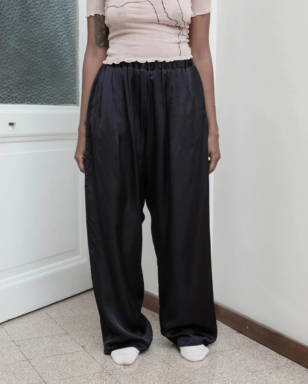 Cravat Pants in Black
