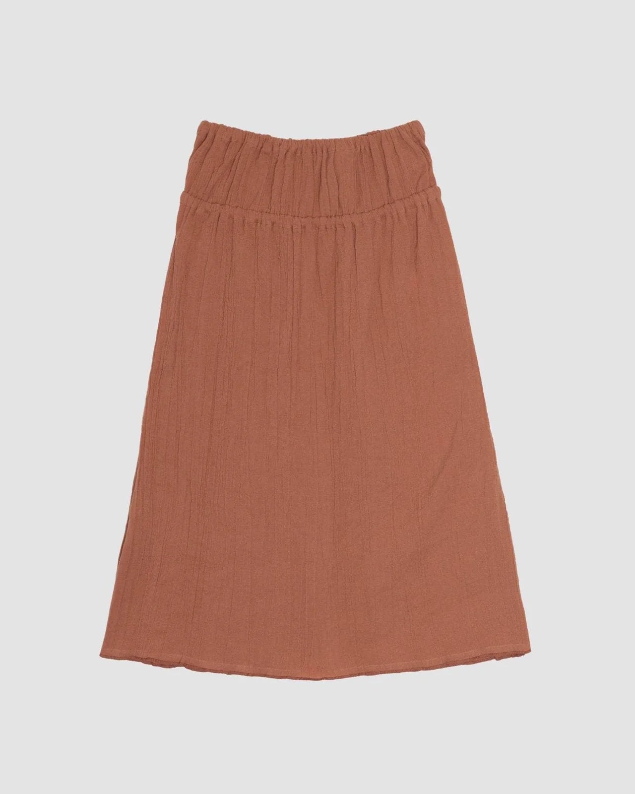 Diph Skirt in Brick