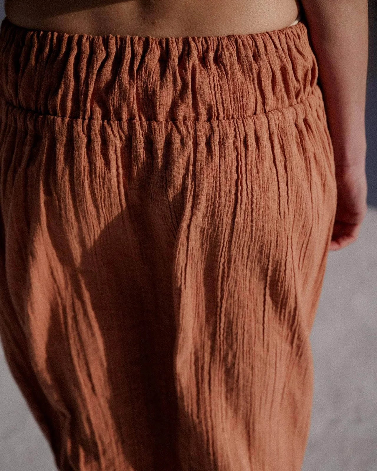 Diph Skirt in Brick
