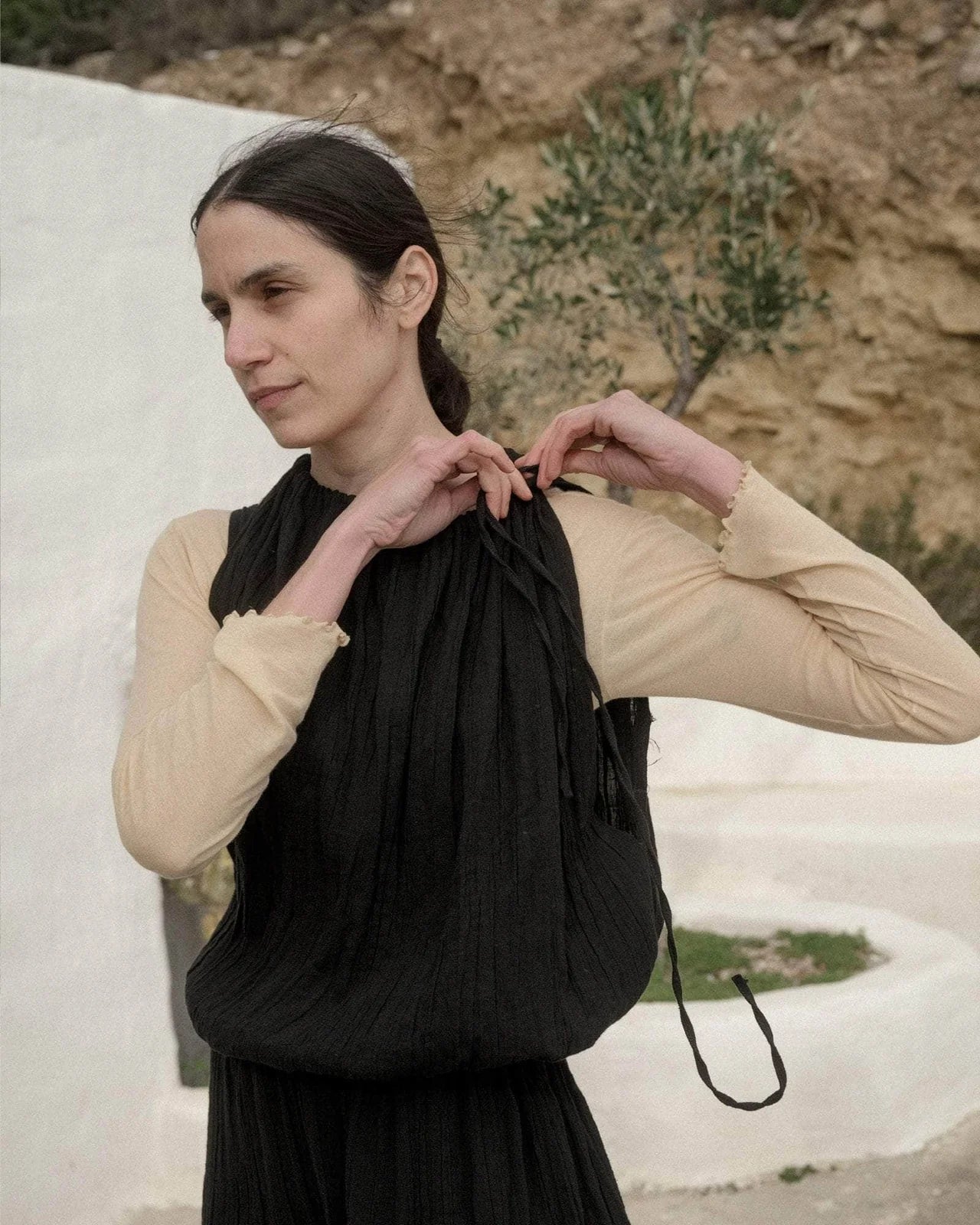Diph Dress in Black