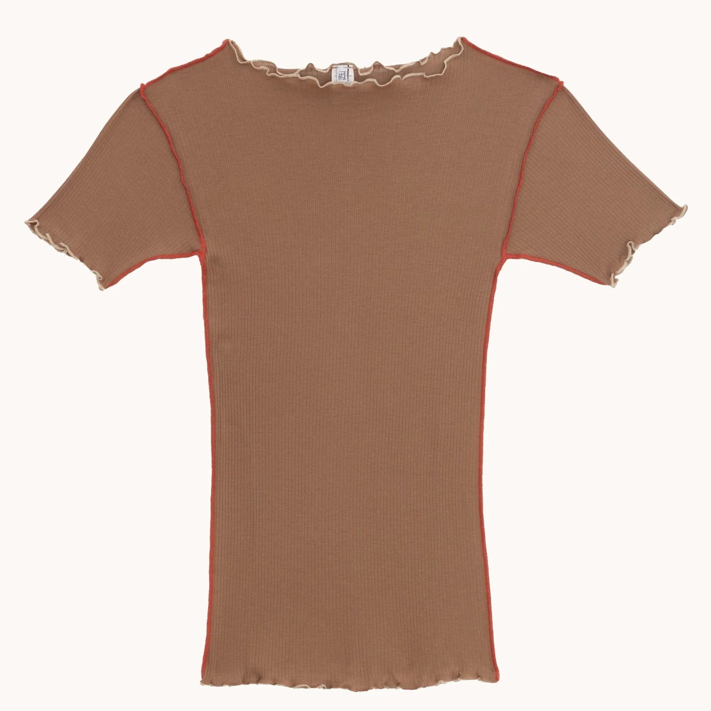 Vein Tee Shirt in Alamillo & Red