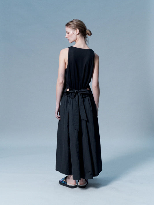 Singlet Gown in Black