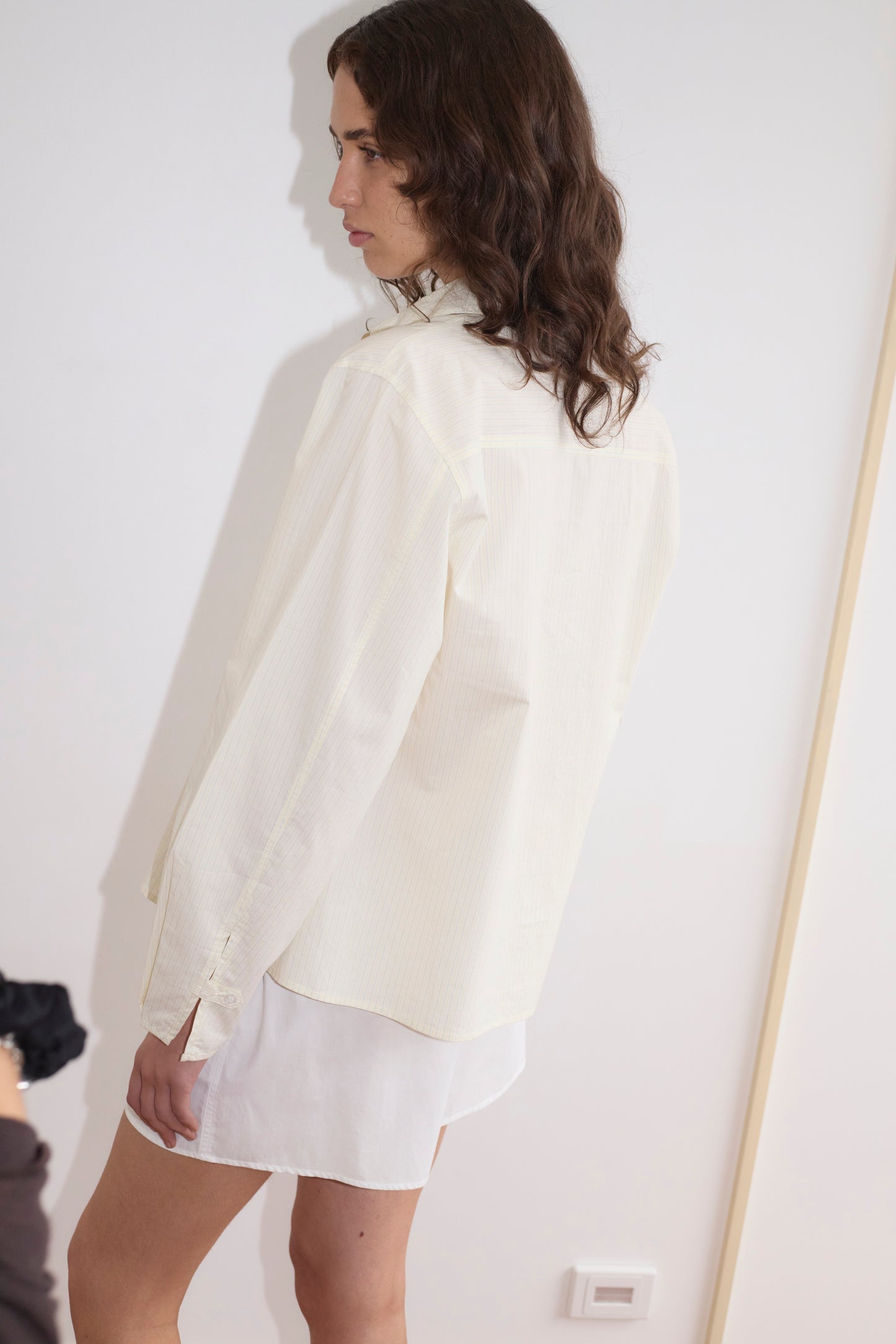 Cami Overshirt in Citrus Stripe