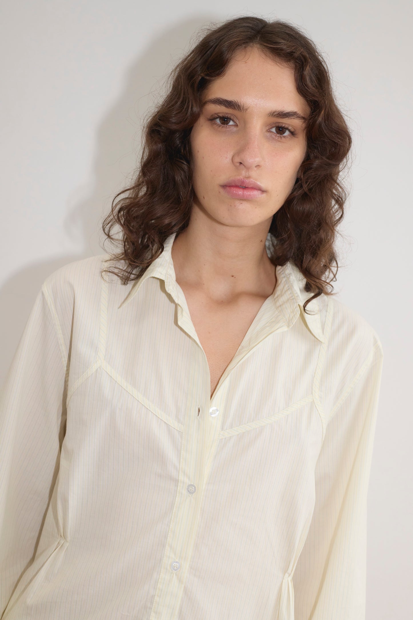 Cami Overshirt in Citrus Stripe