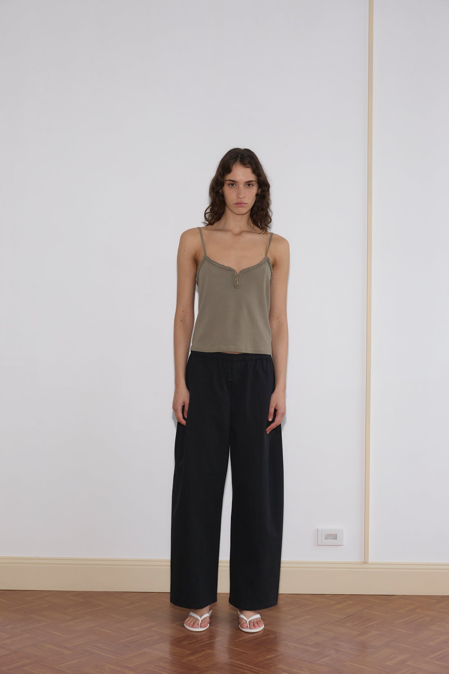 Pleat Pant in Black