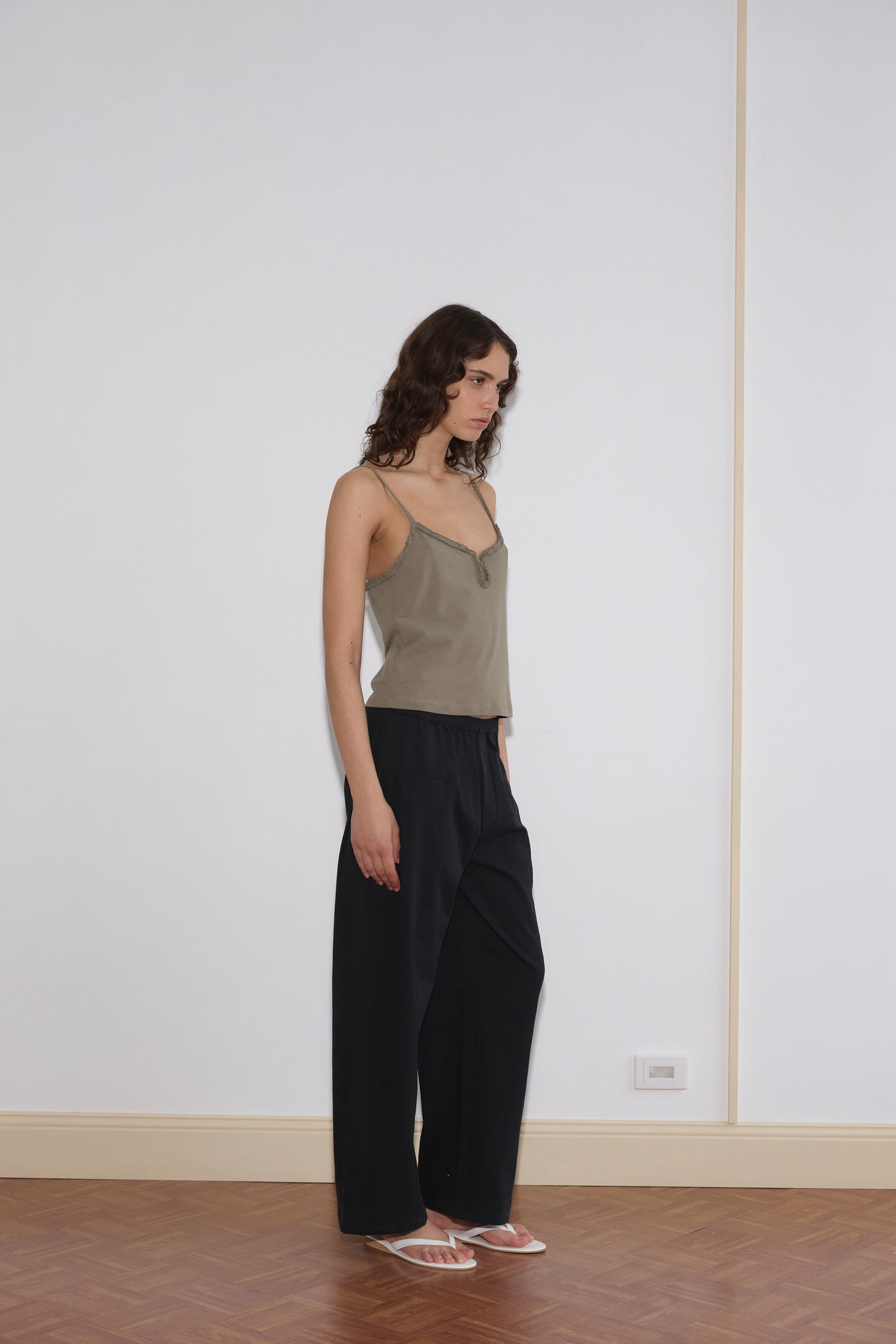 Pleat Pant in Black