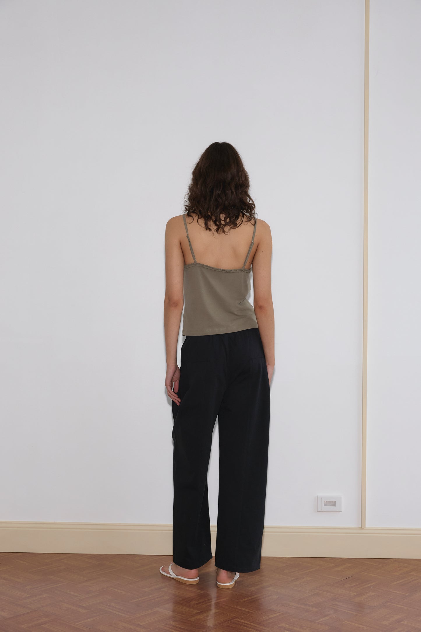 Pleat Pant in Black