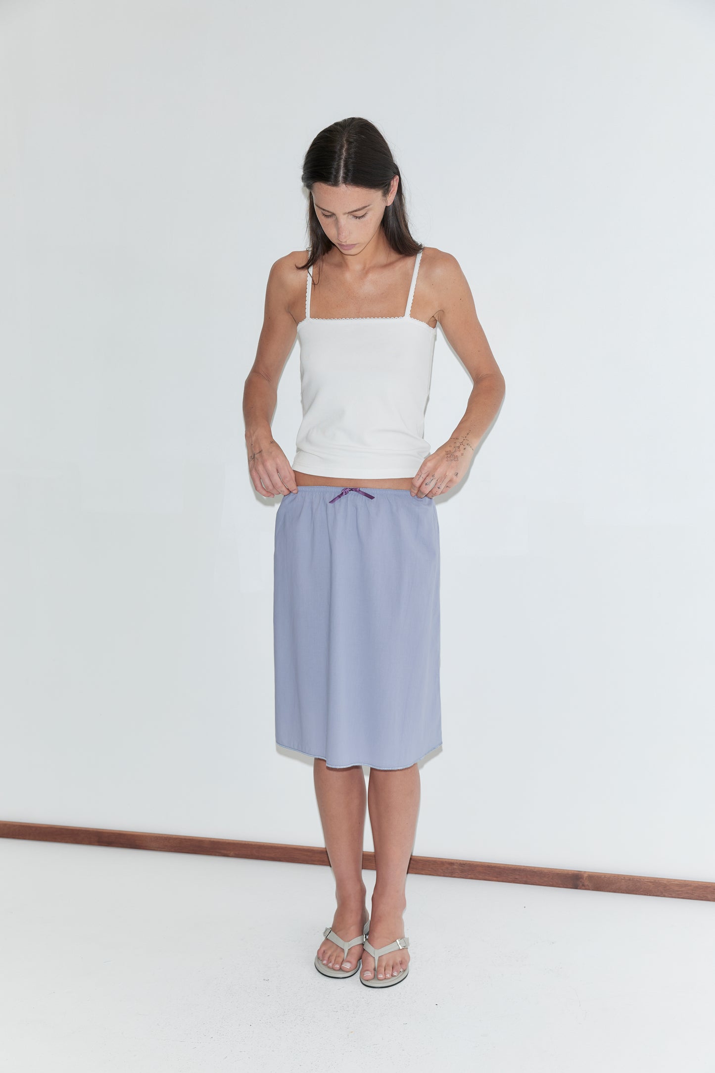 Basic Skirt in Thistle