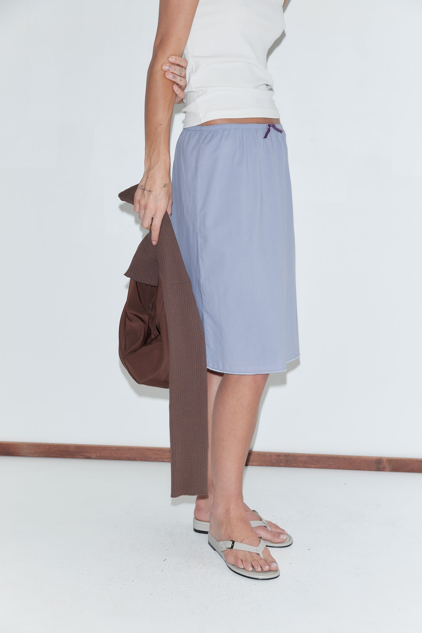 Basic Skirt in Thistle