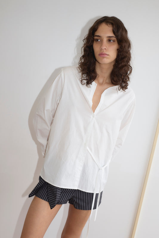 Left Shirt in White