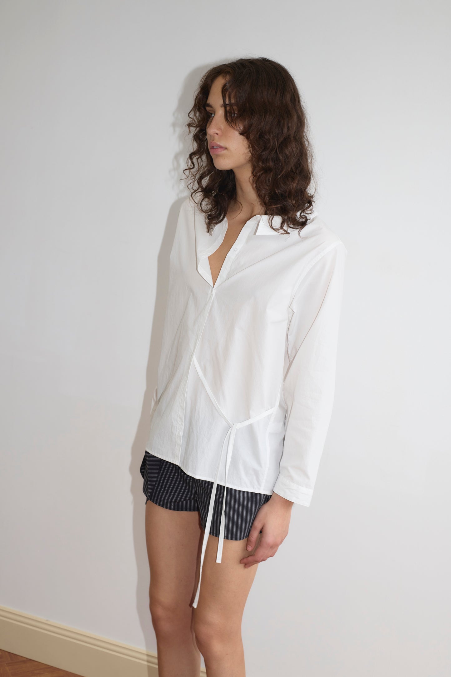 Left Shirt in White