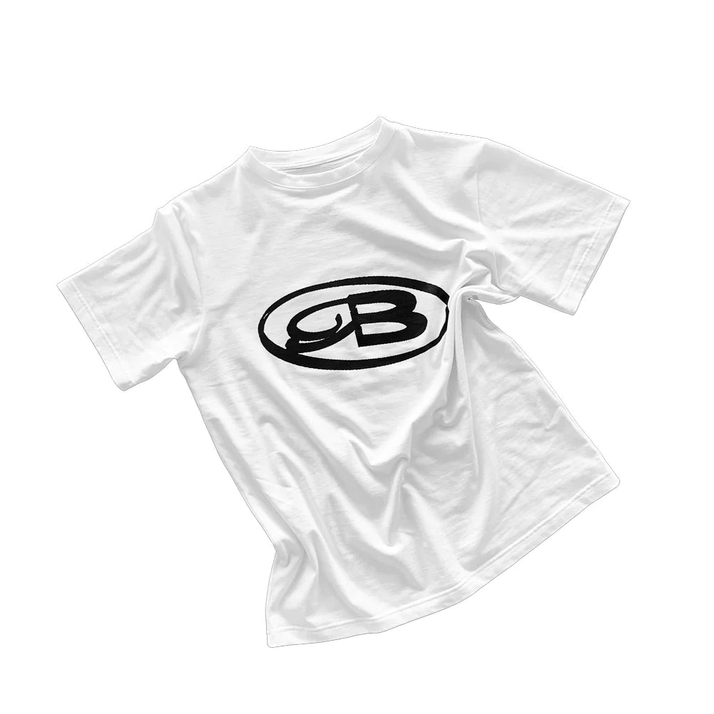 BA Logo Tee in White
