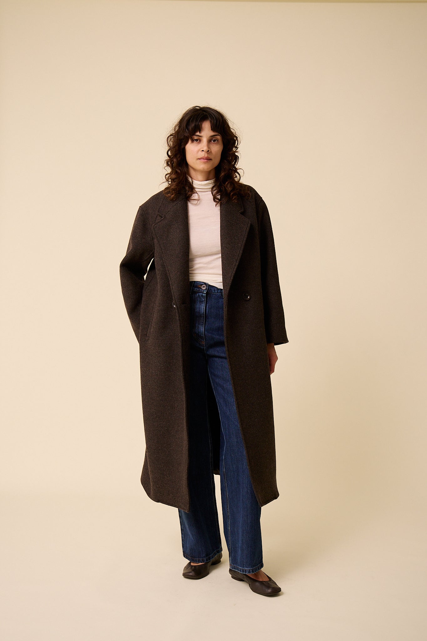 Tezeta Coat in Mocha