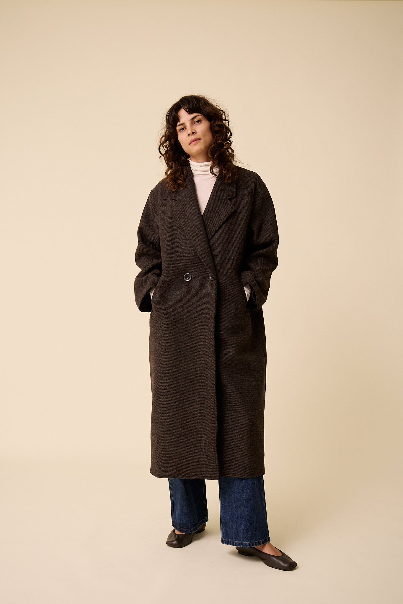 Tezeta Coat in Mocha