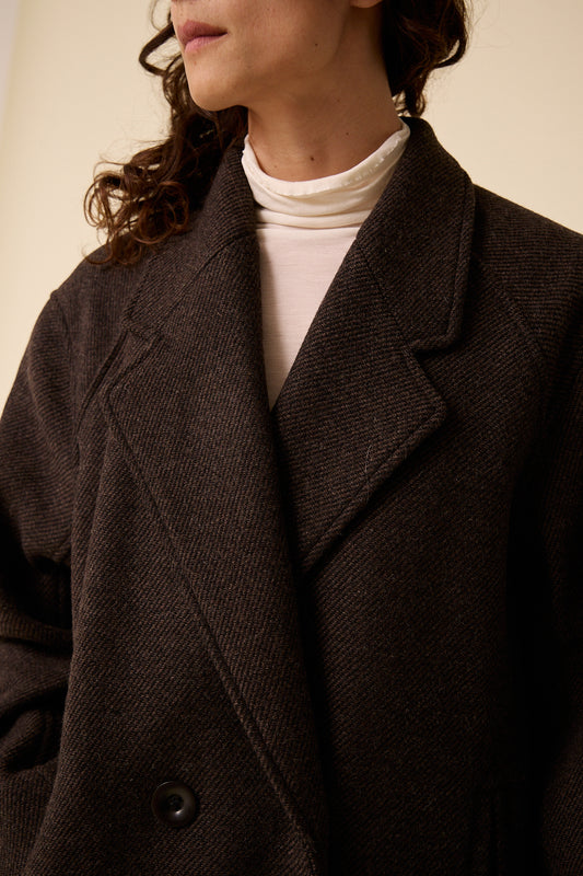 Tezeta Coat in Mocha