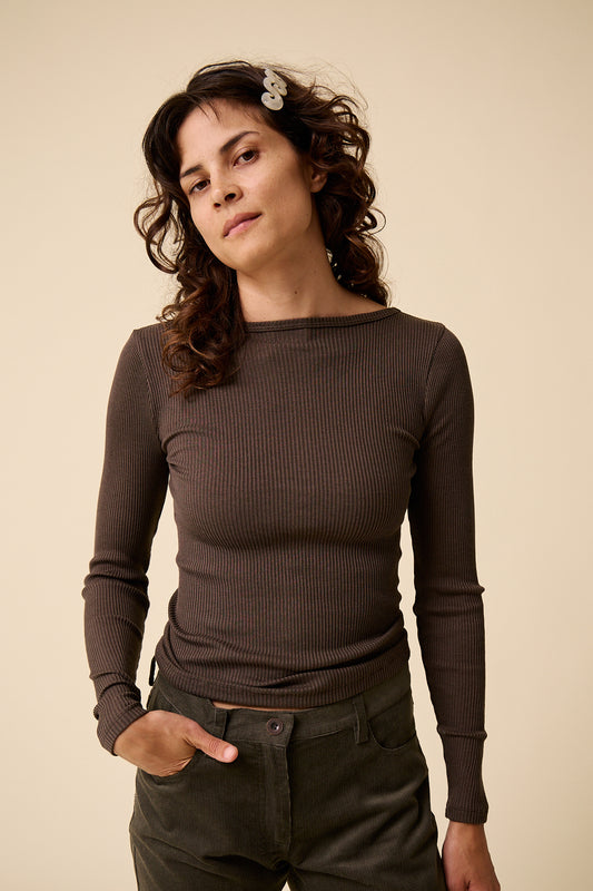 Dance Longsleeve in Dark Pewter