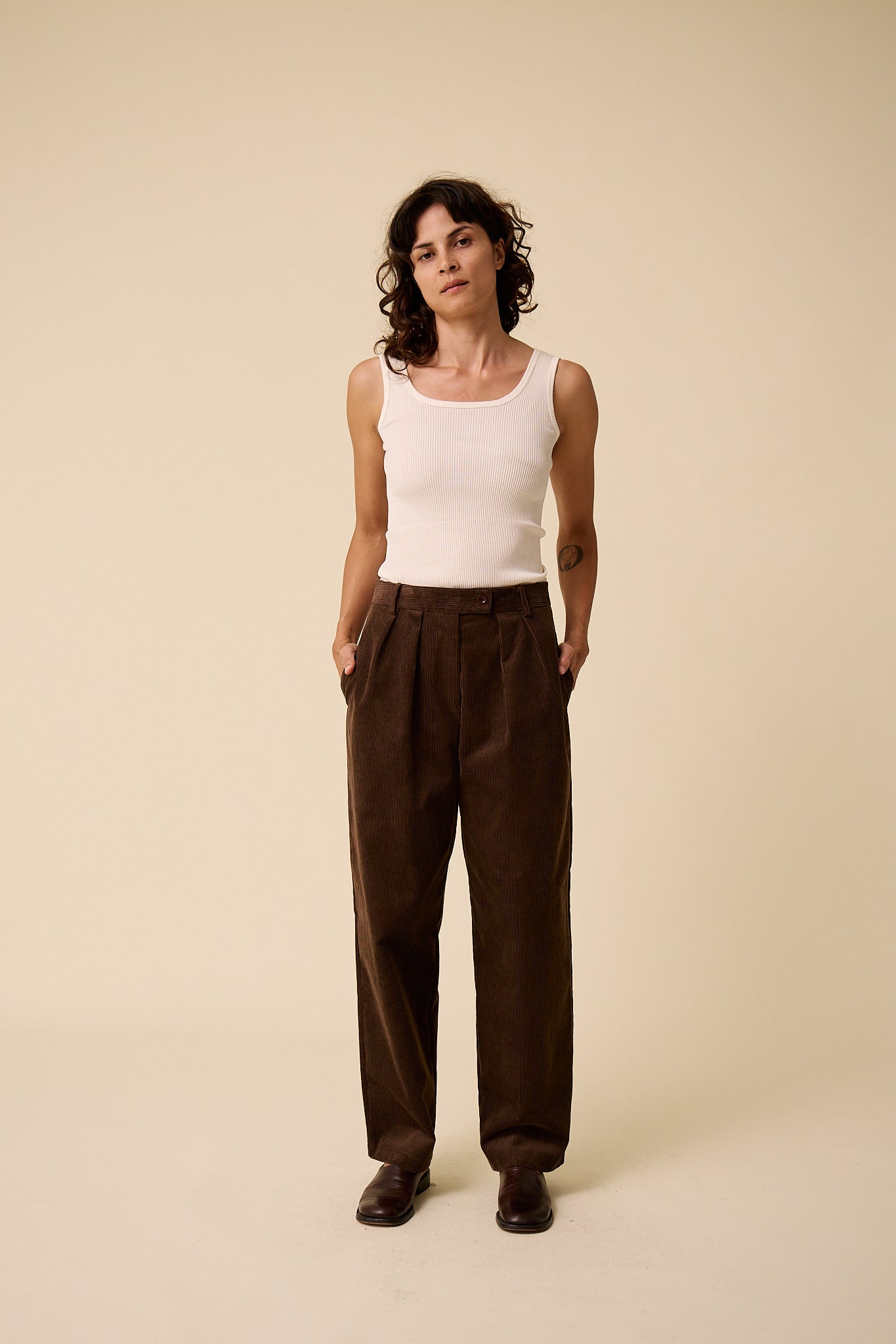 Henri Trouser in Chocolate