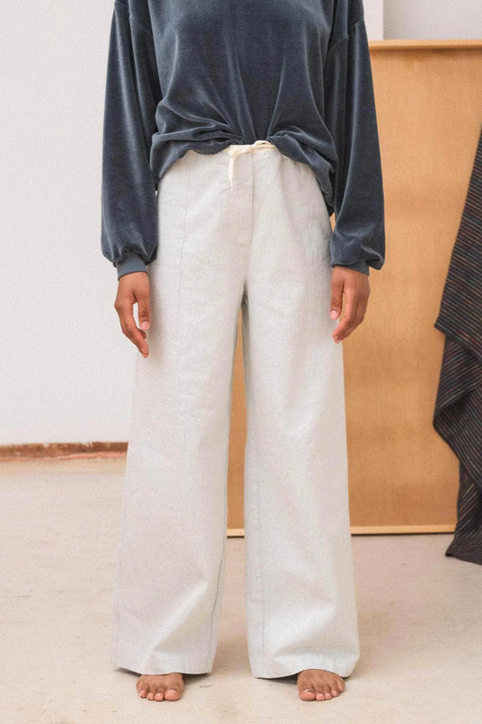 Arthur Pants in Ecru Denim